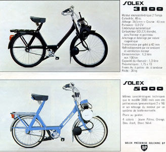 solex 3800 specifications