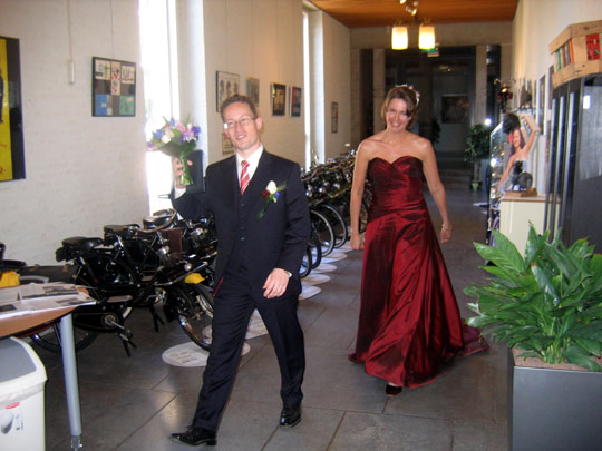 Un mariage à l'hôtel de ville d'Oosterbeek
