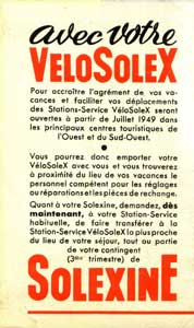 Velosolex concessionnaire région parisienne