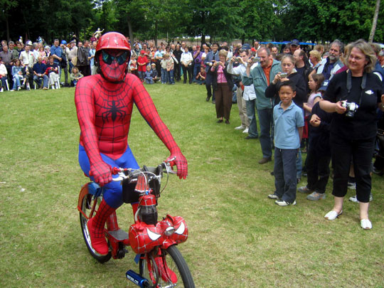 Spiderman du Club Solex d'Aulnay-sous-Bois
