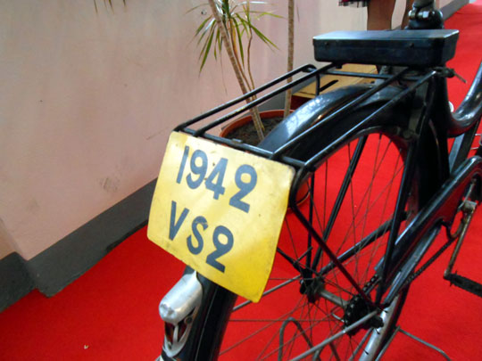 Ce vélosolex daterait de 1942 et aurait appartenu à un soldat allemand