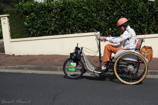 Le tricycle Poirier avec un moteur Solex