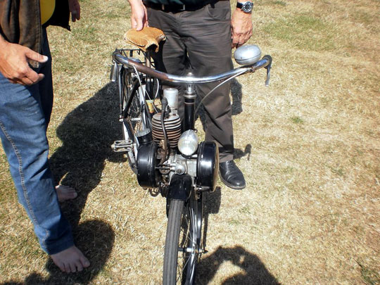 Un Vélosolex 45 de 1947 qui se souviendra de son voyage au Danemark