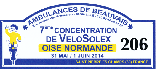 7eme Concentration de Vélosolex Oise Normande
