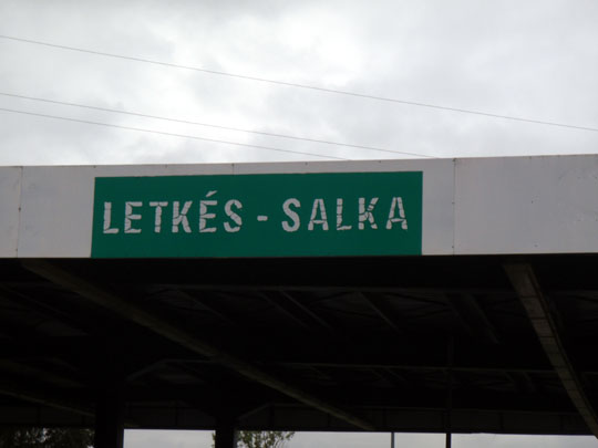 Letkès  Slovaquie - Salka Hongrie