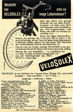 Weshalb hat velosolex Hispano Suiza eine so lange Lebensdauer ?
