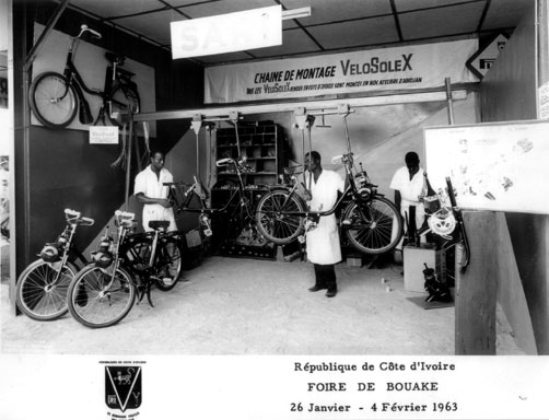 Foire de Bouake du 26 Janvier au 4 Février 1963 Velosolex Abidjan