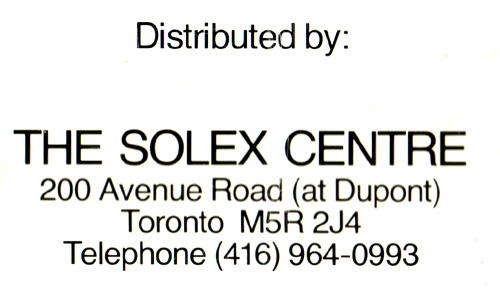 The Solex Centre Toronto Ontario