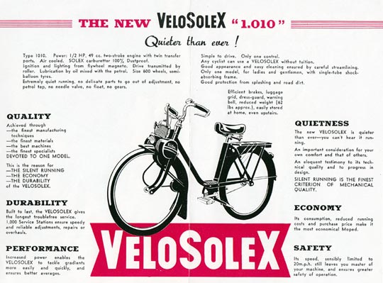 the new velosolex 1010