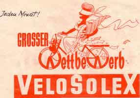 Grosser  Velosolex Wettewerb Velosolex